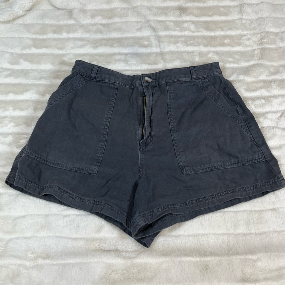 Universal Thread 10 Dark Grey Khaki High Waist School College Casual Shorts Fall